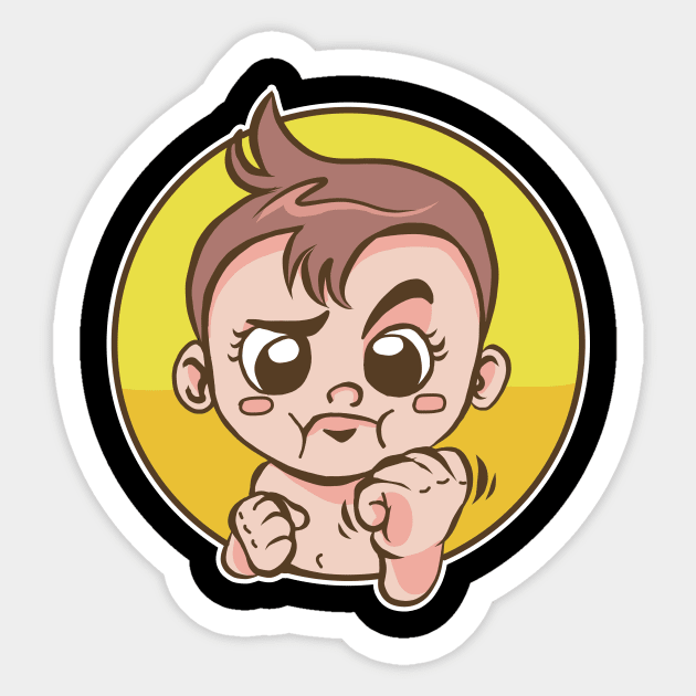 Baby Boxer Sticker by EarlAdrian